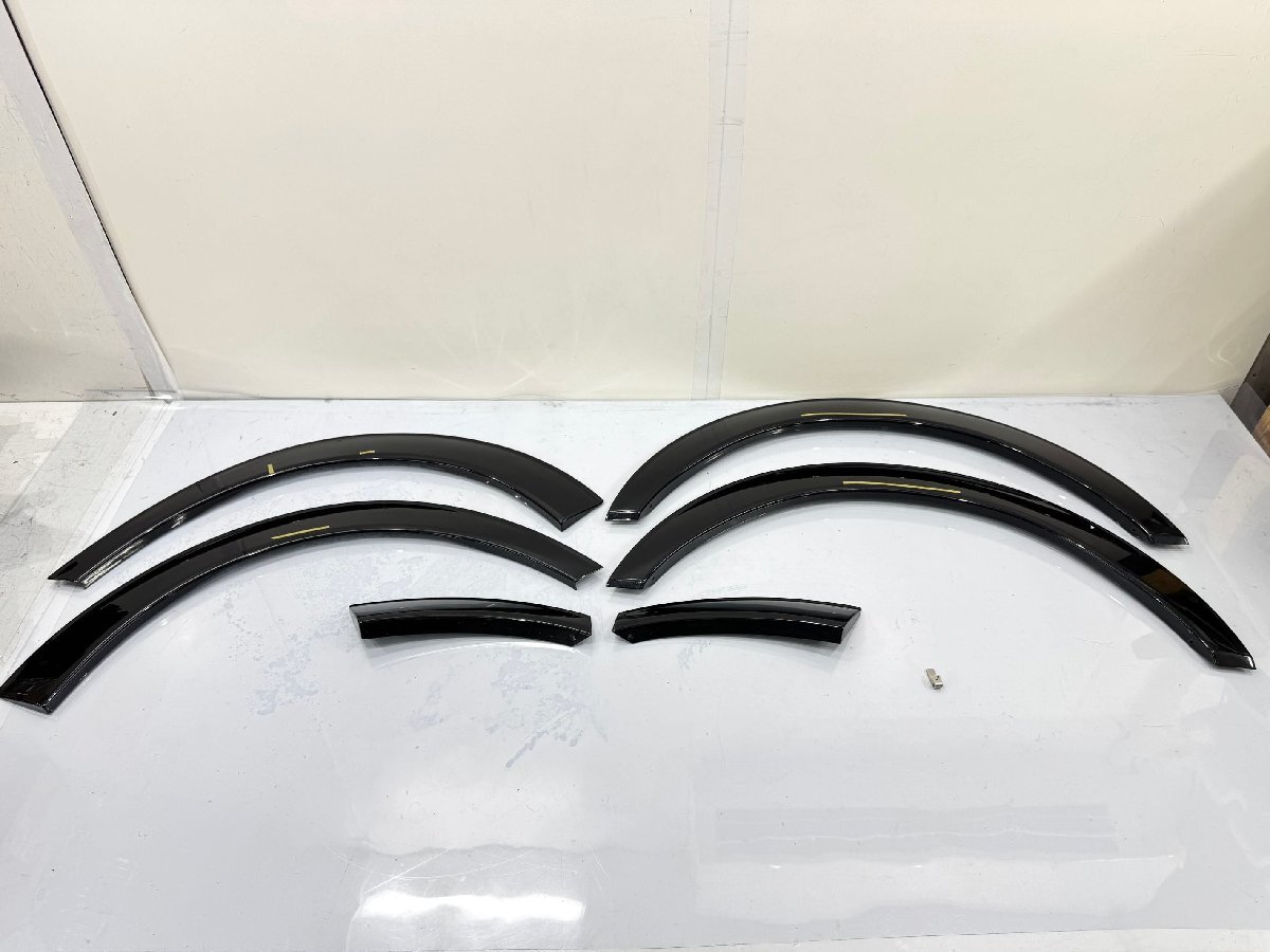 【CRS/ESSEX】200系 ハイエース オーバーフェンダー1台分 25MM 黒メタリック (G72-35)拍卖