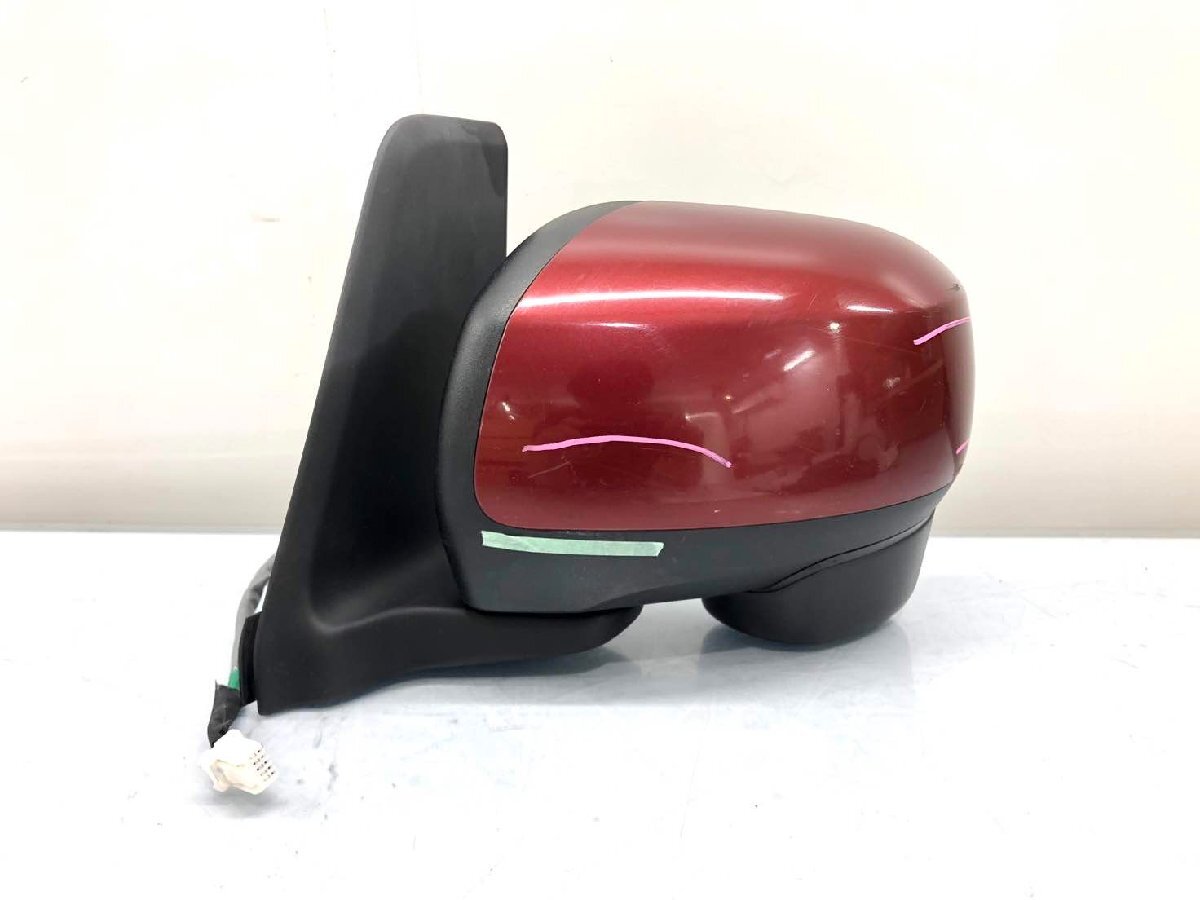 ダイハツ タント LA600S 純正 左 ドアミラー 7ピン 87940-B2K20 レッド(G72-63m)拍卖