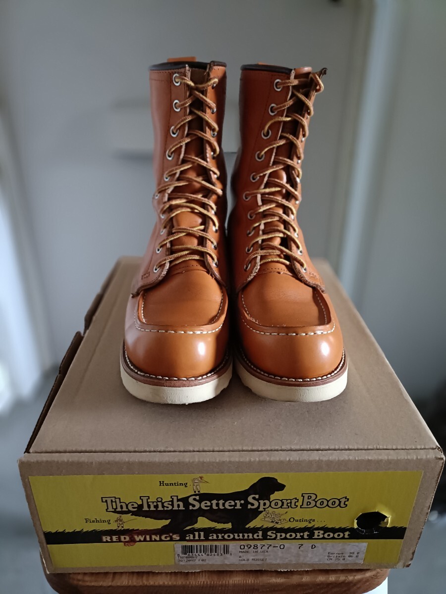 レッドウィング 9877 7D ゴールドラセット拍卖