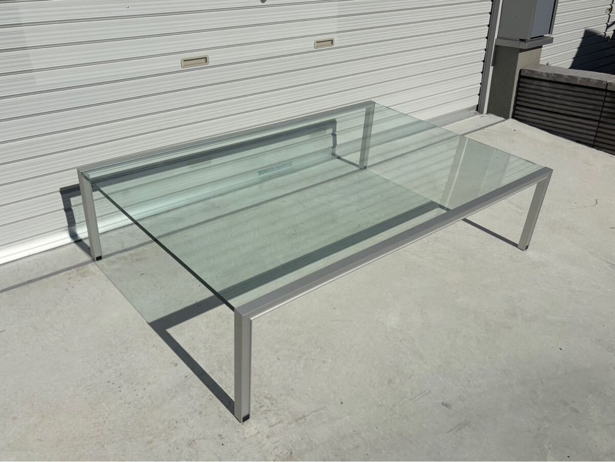 【直接引き取り限定】Cassina ixc. カッシーナ・イクスシー センターテーブル ローテーブル ガラス 家具 mw0506拍卖