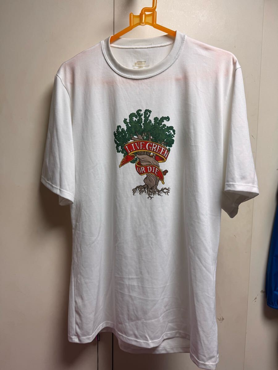 送料格安スピード発送!希少美品★メイドインUSA!パタゴニア吸汗速乾シャツ★Mサイズキャンプ登山トレランマラソンサーフィン拍卖