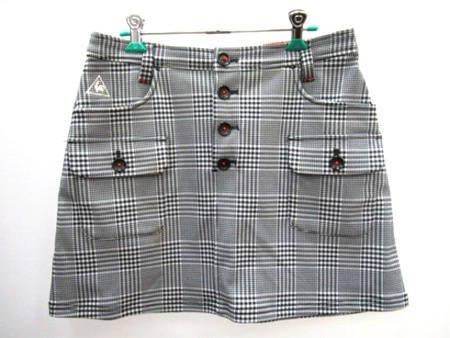 ルコック le coq sportif スカート サイズ13 モノトーン ゴルフウェア レディース 中国製 中古■N125拍卖