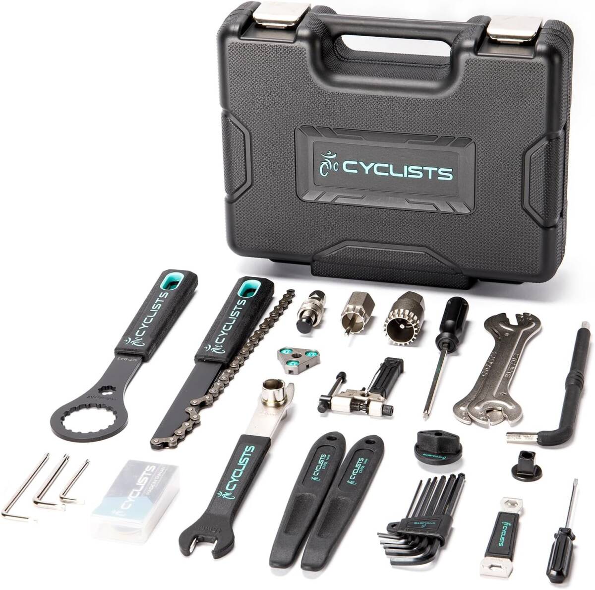 【新品】CYCLISTS 自転車 工具セット シマノ対応 20点 プロ 台湾製 ツールキット ツールボックス付き 拍卖