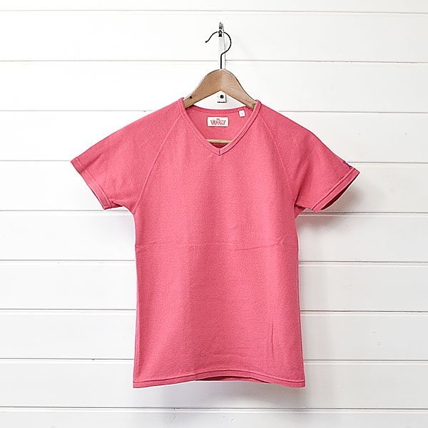 ハリウッドランチマーケット Vネック Tシャツ 2 ピンク系 HOLLYWOOD RANCH MARKET|25f2712拍卖