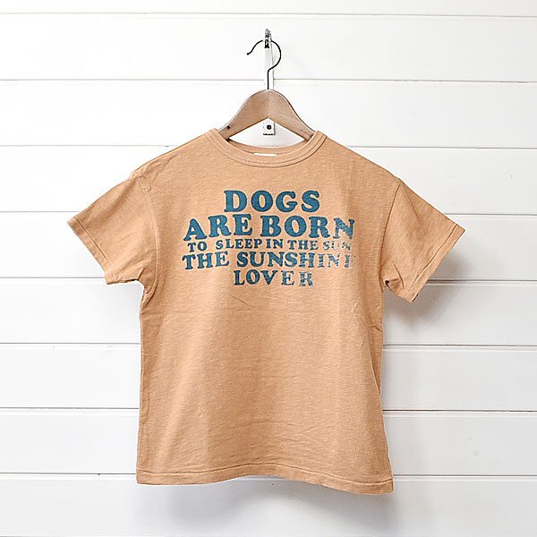 デニムダンガリー peanuts Tシャツ 140 ライトブラウン DENIM DUNGAREE|25f2705拍卖