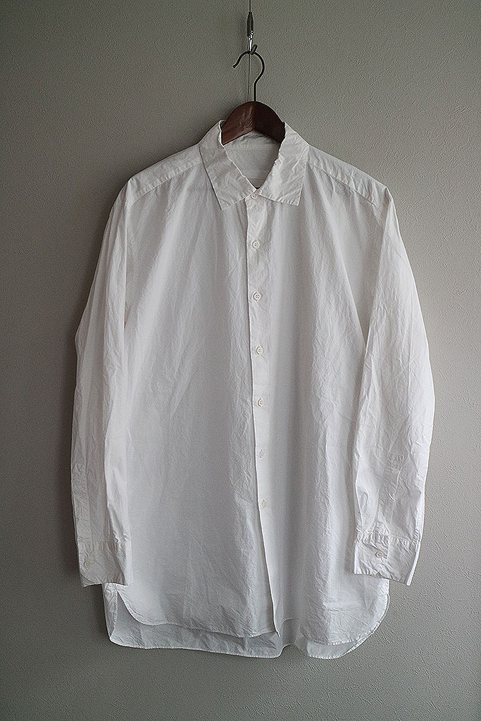 CASEY-CASEY PAPER CHEMISE BIG SHIRT ケイシーケイシー ペーパーシャツ ビッグ シュミーズ 18AW ホワイト M拍卖