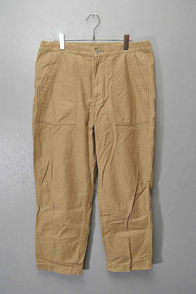 BRENA STRING BAKER PANTS ブレナ ストリング イージー ベイカーパンツ ベージュ 48拍卖