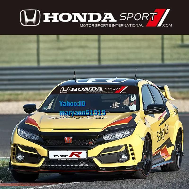 HONDA NEW♪ 大判ステッカー ホンダ ウィンドウ フィルム ハチマキ リア デカール MUGEN 無限 S660 フィット CR-V インテグラ シビック NSX拍卖