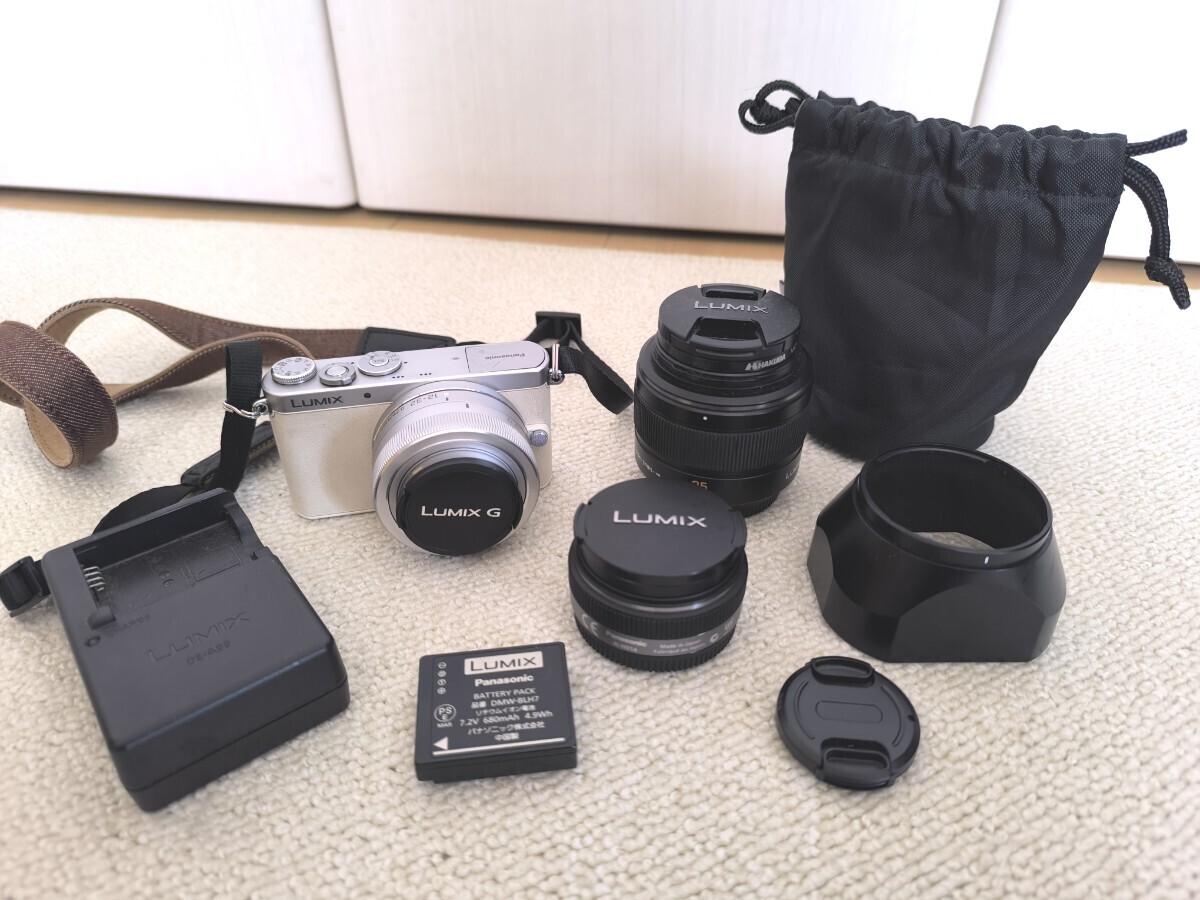 lumix gm1 ミラーレス一眼カメラ ホワイト拍卖