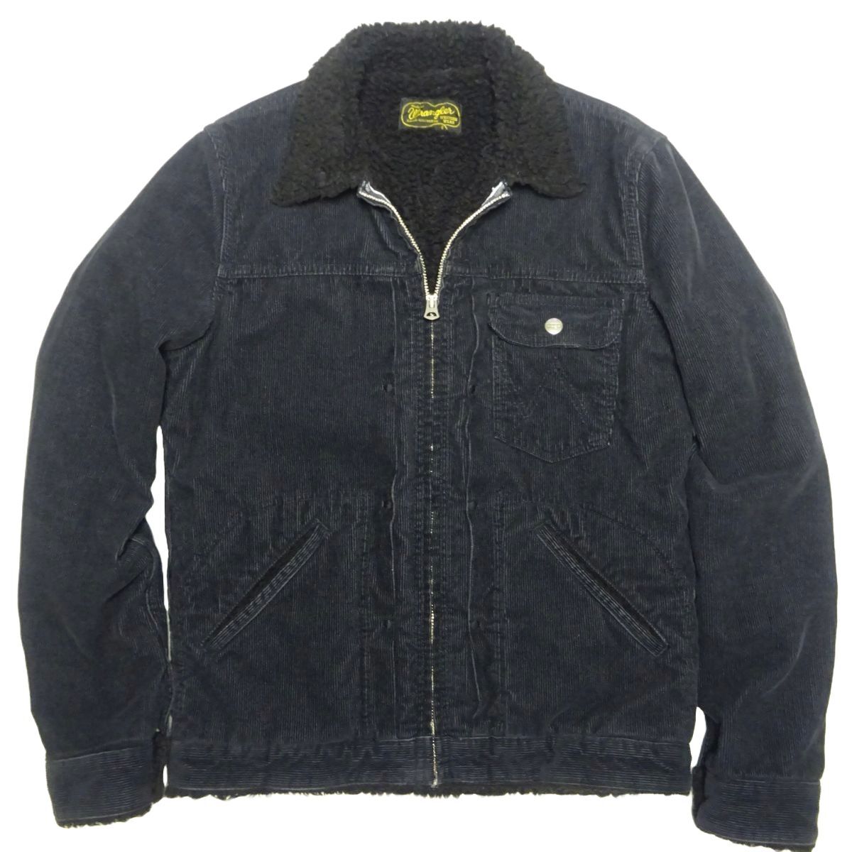 ★ラングラー×ナノユニバース★コーデュロイボアジャケットM/黒別注ランチコートランチジャケットS9087ブラックnano universe拍卖