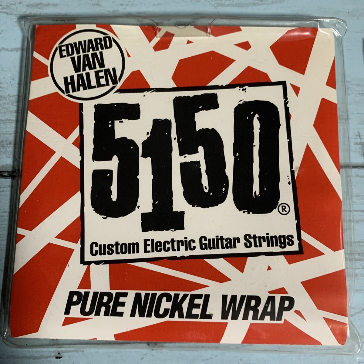 EDWARD VAN HALEN エドワード・ヴァン・ヘイレン「5150 Custom Electric Guitar Strings PURE NICKEL WRAP」エレキギター弦 (A-2666)拍卖