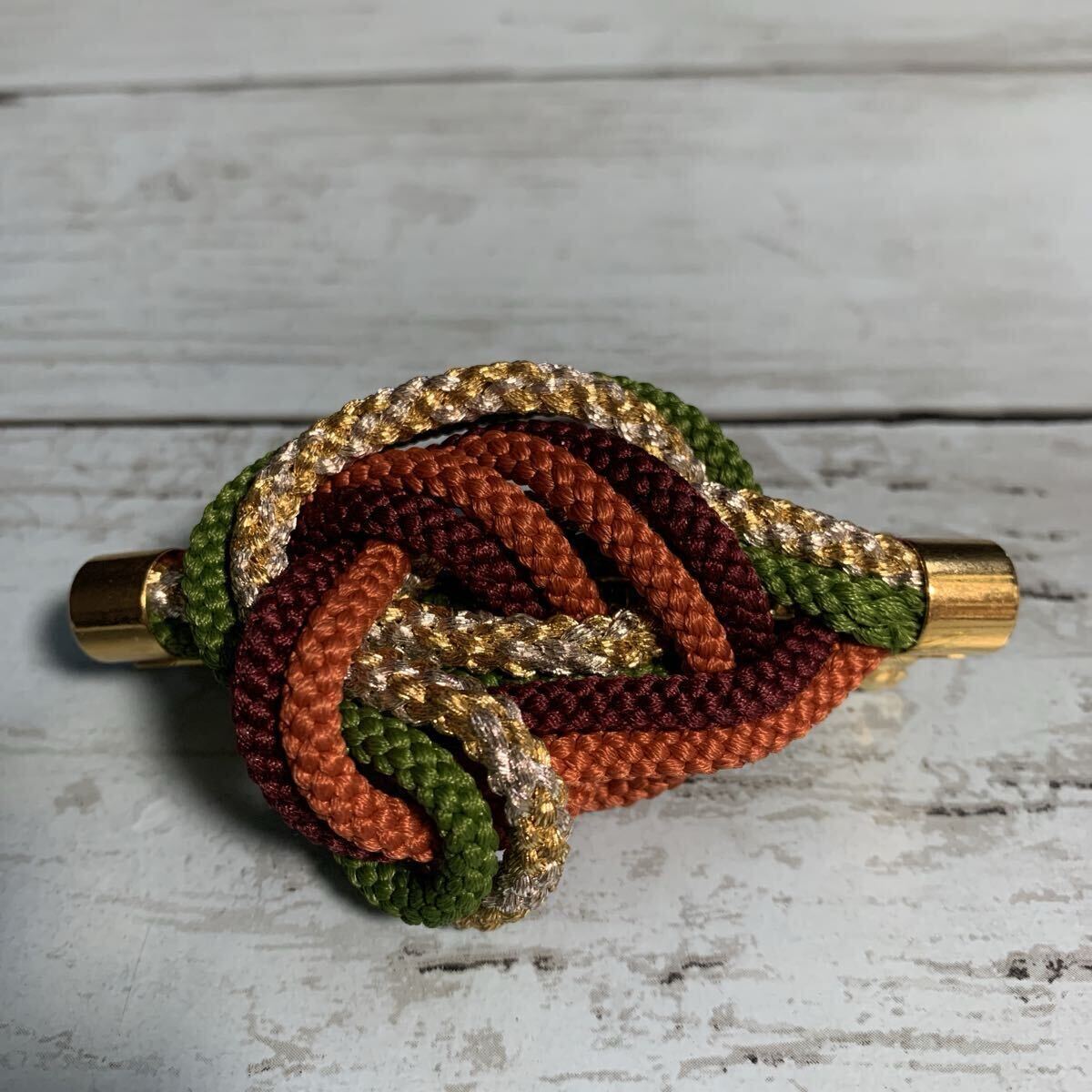 組紐 バレッタ ヘアアクセサリー 髪留め 髪飾り くみひも (A-2676)拍卖