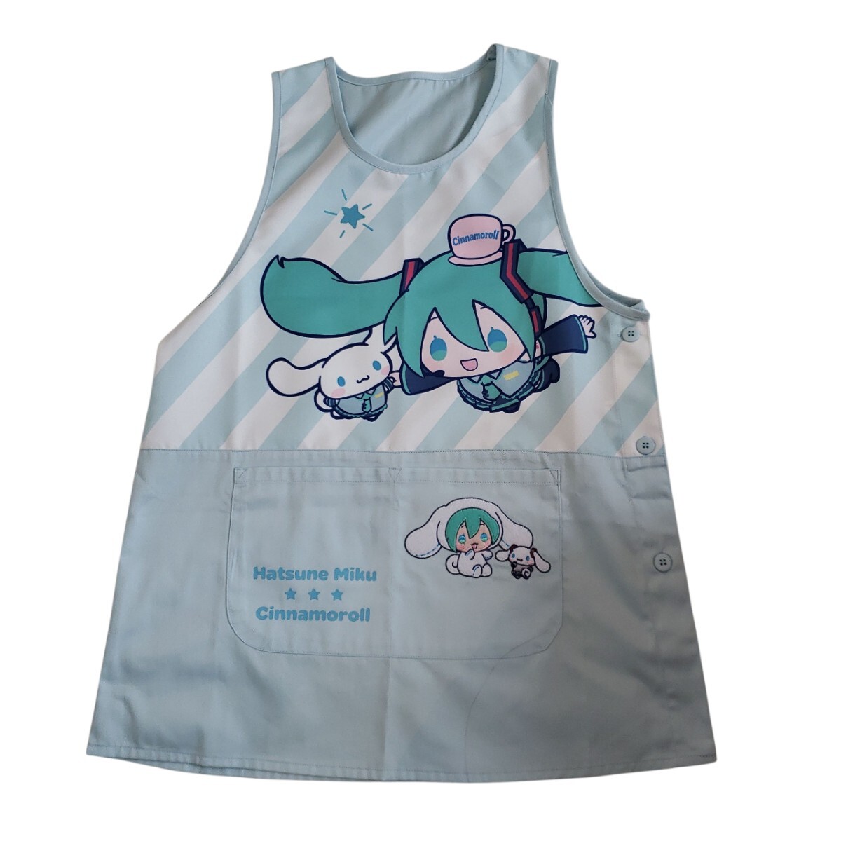 ☆タグ付き☆初音ミク×シナモロールのエプロン拍卖