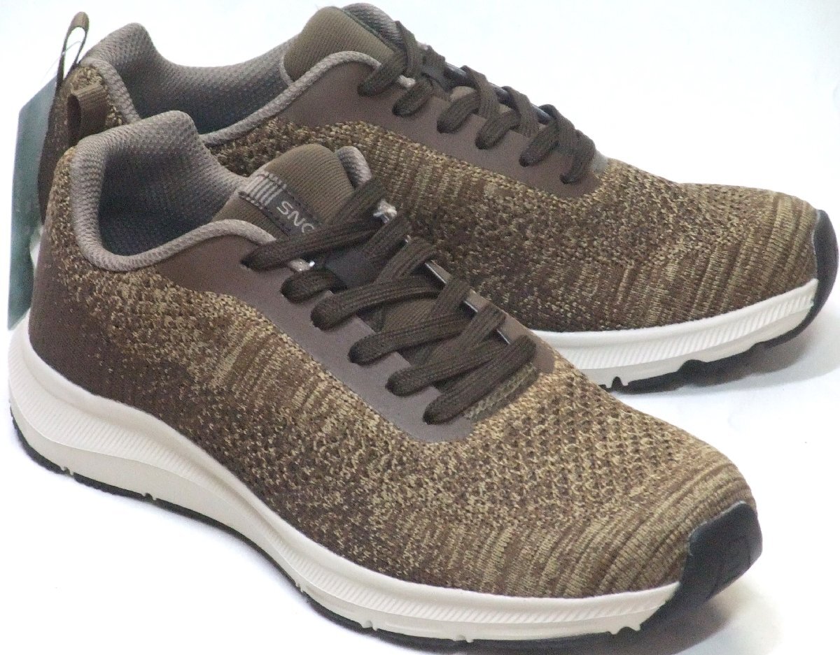 送料無料 ムーンスター シナジー M21 ニット カジュアルスニーカー コヨーテ 25.0cm 幅3E 軽量 ソフト 通気性抜群 抗菌防臭 ウォーキング拍卖