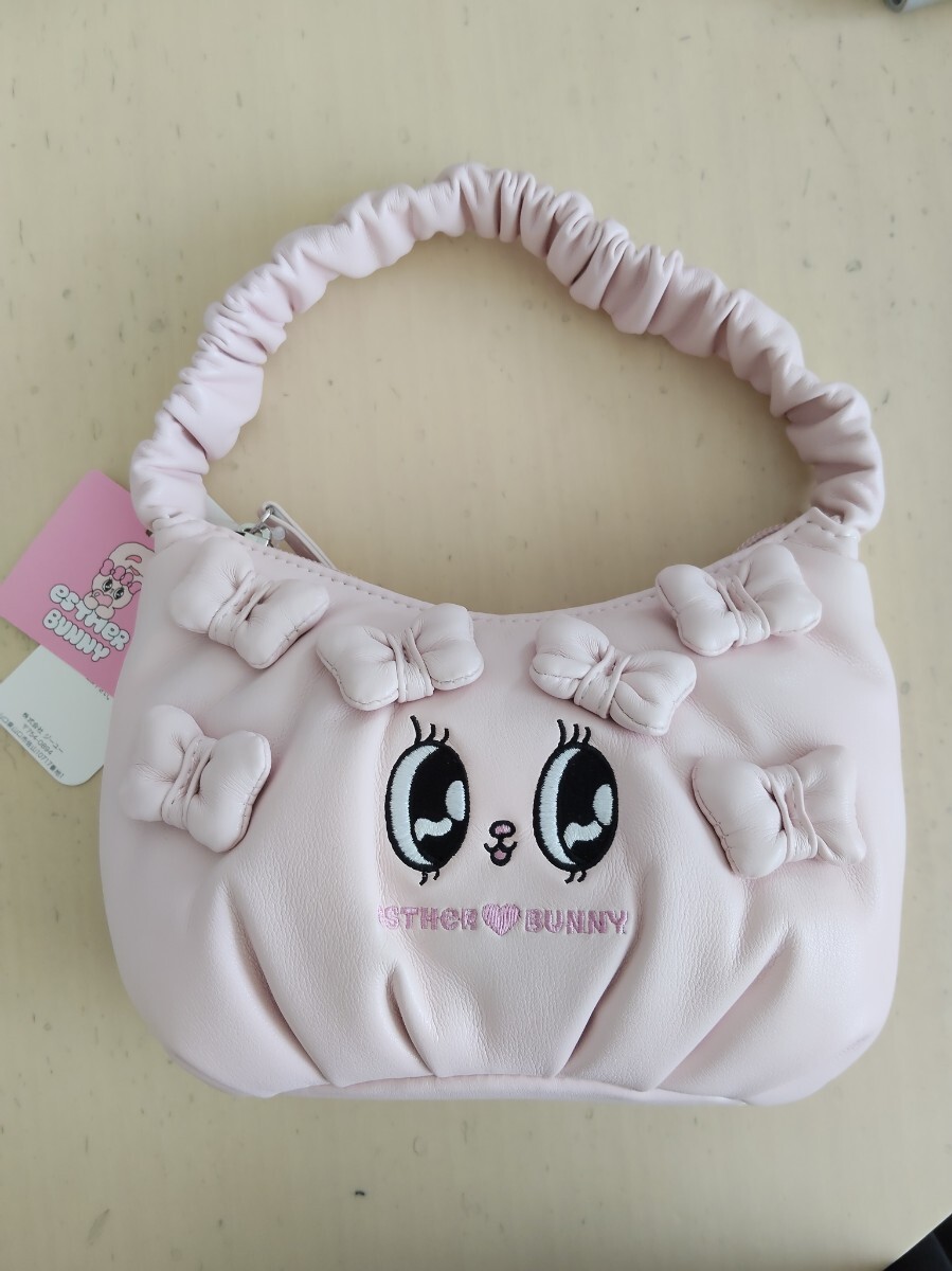 新品 未使用 タグ付き GUコラボ エスターバニー ポーチ ピンク バッグ うさぎ 拍卖