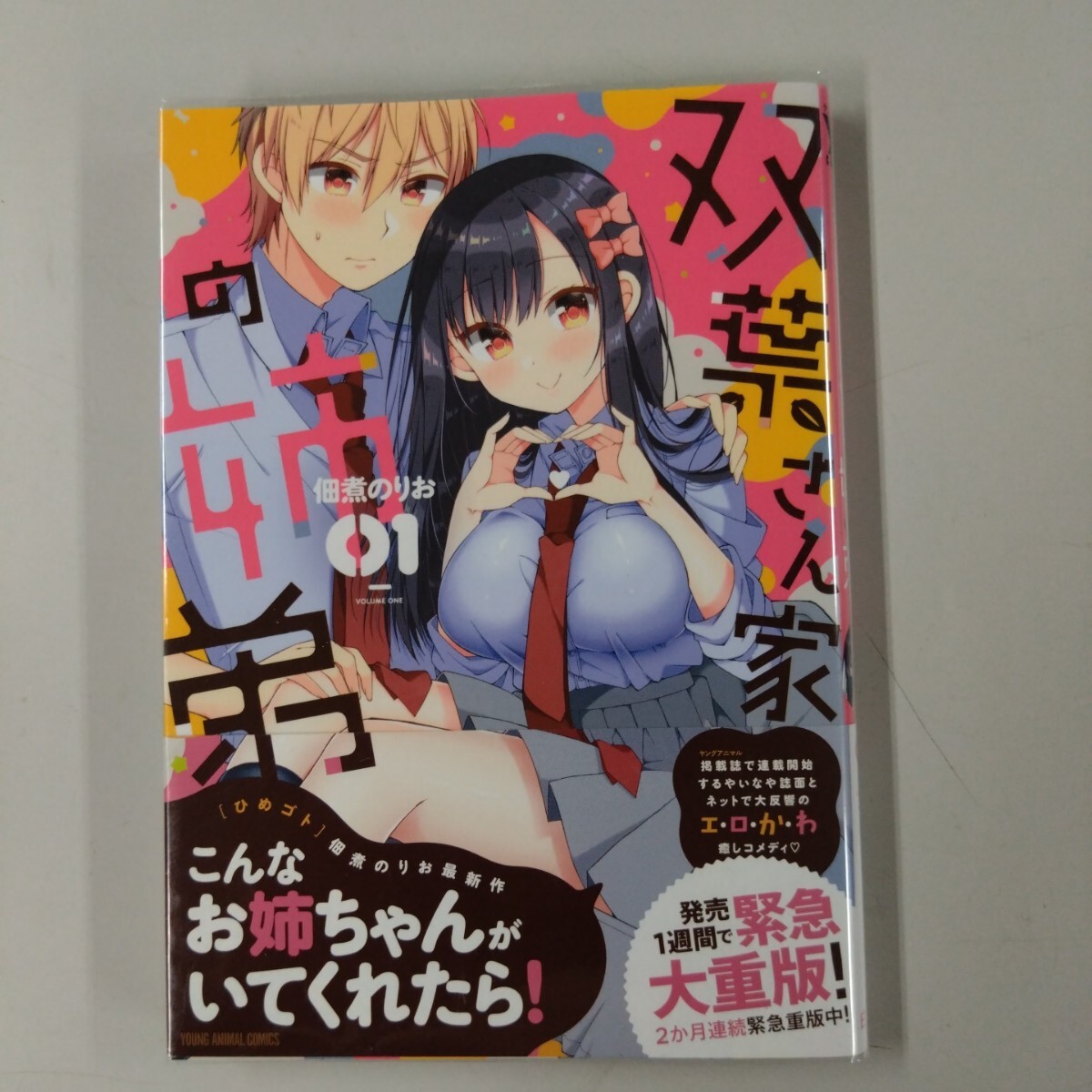【帯付】 双葉さん家の姉弟 (01) ヤングアニマルC 佃煮のりお(著者) ビニールカバー付拍卖