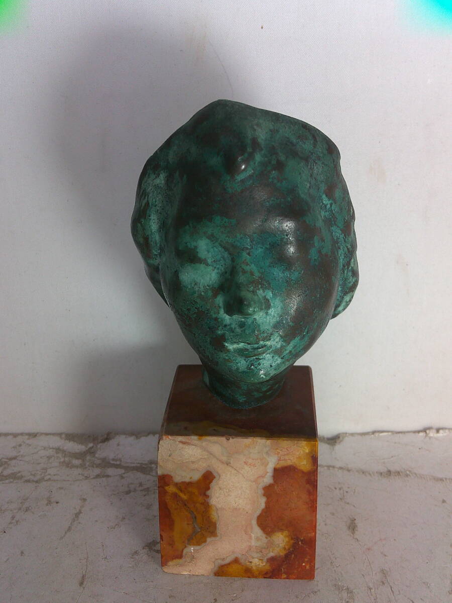 一色五郎(邦彦の父)・「女の顔」・ブロンズ拍卖