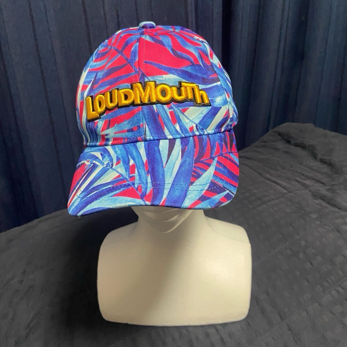 ◆LOUDMOUTH ラウドマウス ゴルフキャップ 総柄キャップ Crazy Graff/クレイジーグラフ拍卖