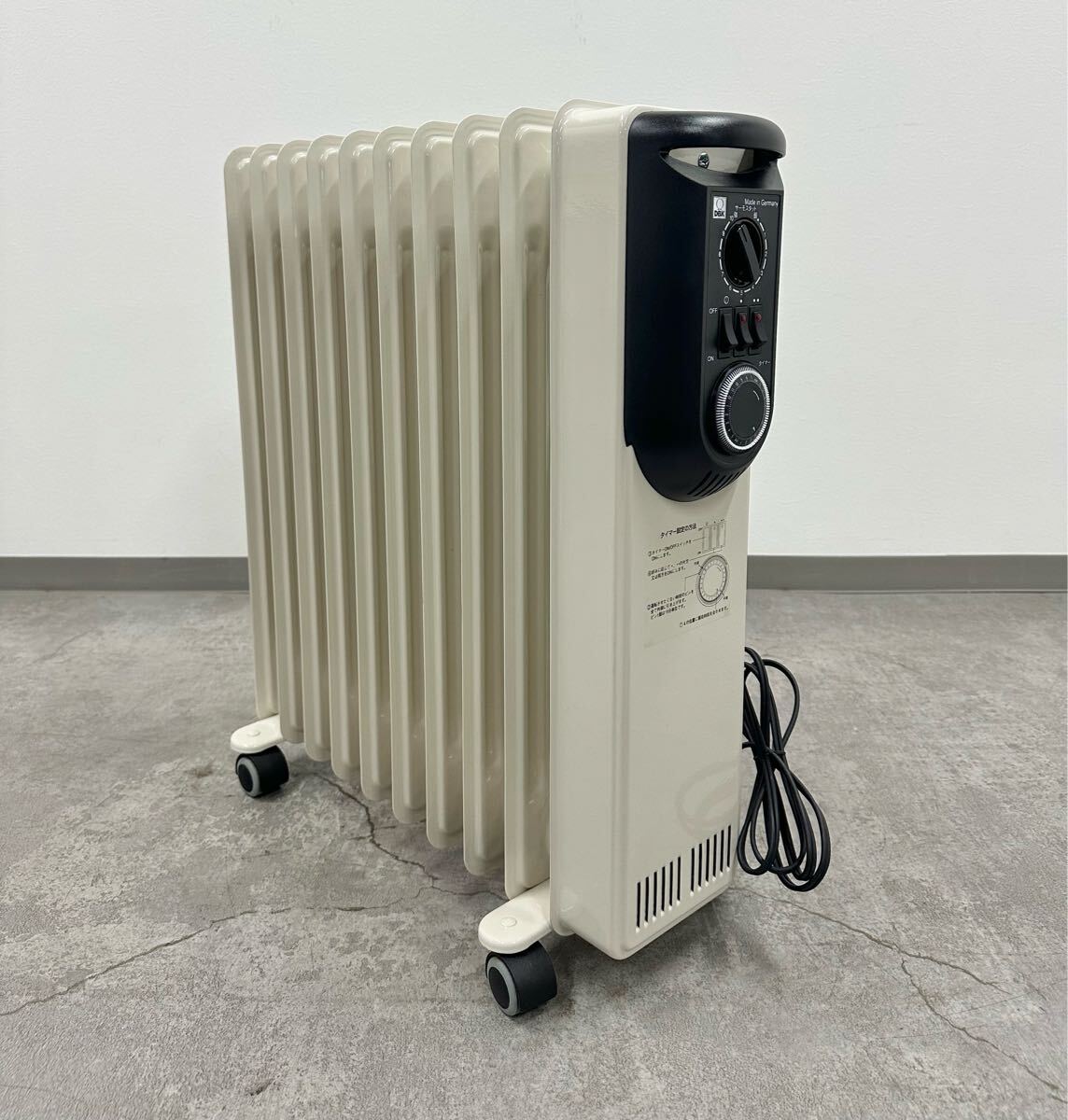 SNT716 岡山市 直接引き渡し限定! 美品 ドイツ製 DBK 電気オイルヒーター 型式:HEZ13/10K-B 暖房 暖房器具 オイルヒーター拍卖