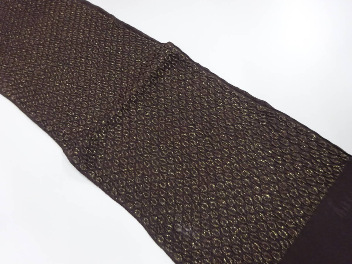 【1円スタート】 上質 未使用品 正絹 丹後ちりめん ふくれ織 帯揚げ (GAH1K3F-001)拍卖