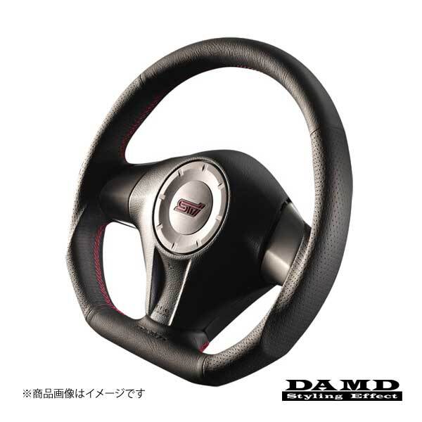 DAMD/ダムド ステアリング SS358-D(L) レッドステッチ インプレッサ WRX-STI GRB/GRF/GVB/GVF アプライド:A-拍卖