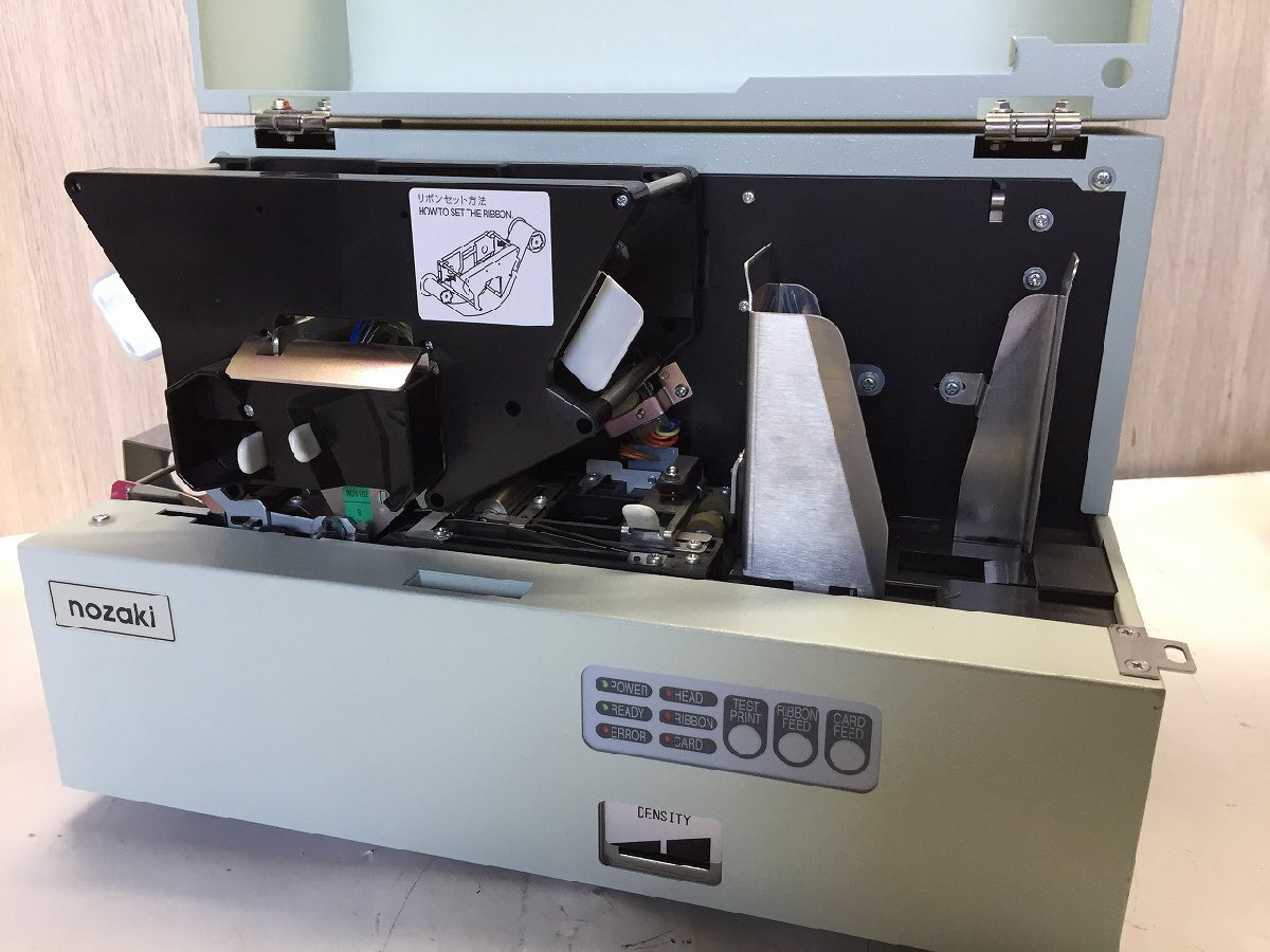 ◆NOZAKI NCP-160N カードプリンター 昇華型/片面印刷/通電OK【E0528L1-1F-1】拍卖