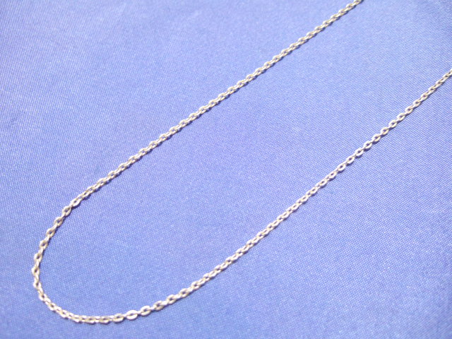 横浜最新 SILVER925♪銀小判形チェーン56センチ 2.5g 送料無料ξgchξξ6s拍卖