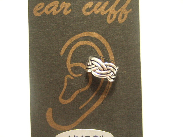 横浜最新 シルバー925SILVER♪魅惑の銀イヤーカフ編み込み模様 5.5ミリ 送料無料ξgpiξξ3拍卖