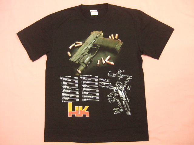 横浜最新 銃器ヘッケラー&コッホ 💀 HECKLER&KOCH TシャツM 送料無料ξtsξarmξ12拍卖