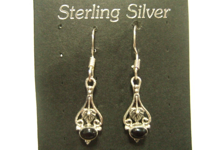 横浜最新 925SILVERピアス羽 左右セット ♪銀フェザー オニキス風 送料220円ξgstξ ξ ξgpiξξ4as拍卖