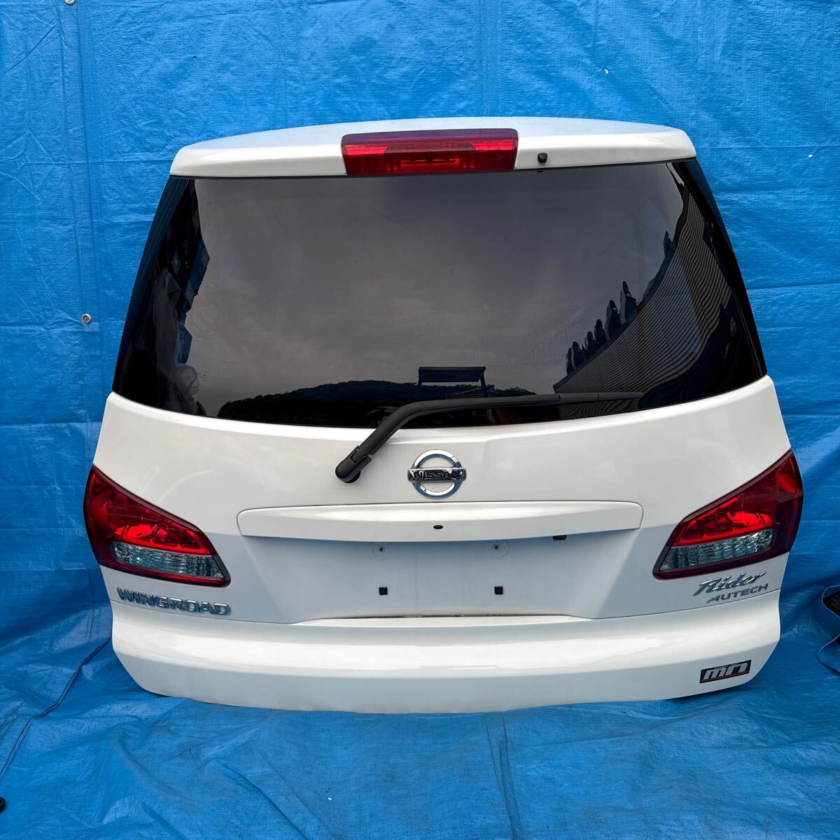 ◆ニッサン ウイングロード AUTECH オーテック《Y12 JY12》純正 リアゲート バックドア リヤゲート カラー QX1 (パール) K0100-CV7MM◆拍卖