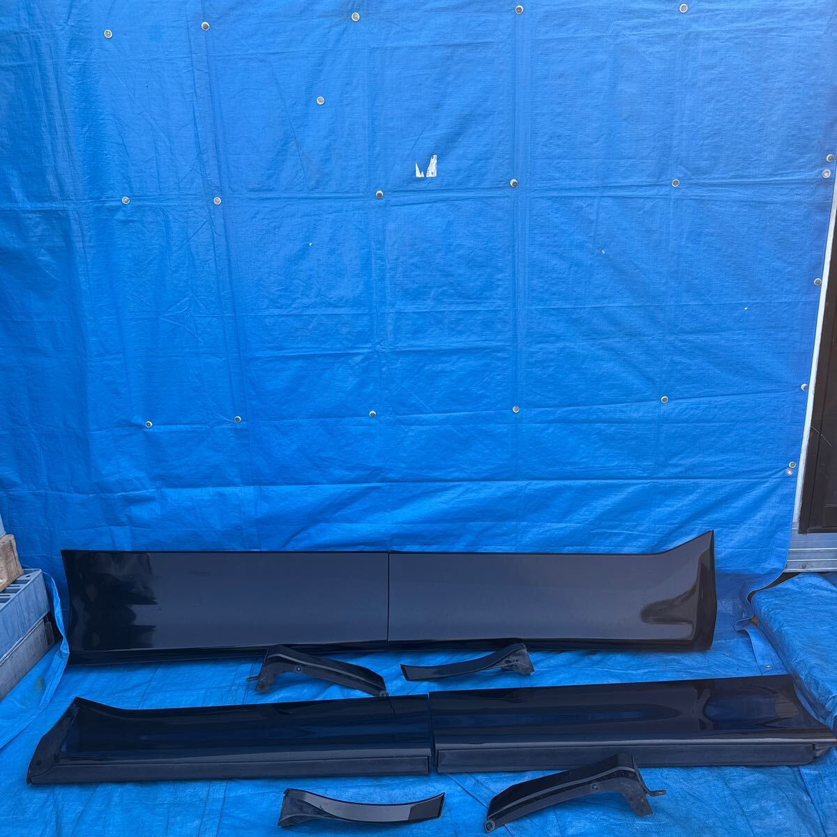 ◆トヨタ エスティマ《ACR50 ACR55 GSR50 GSR55》純正 ドア サイドパネル プロテクター マッドガード 8点セット カラー202 76926-28140他◆拍卖