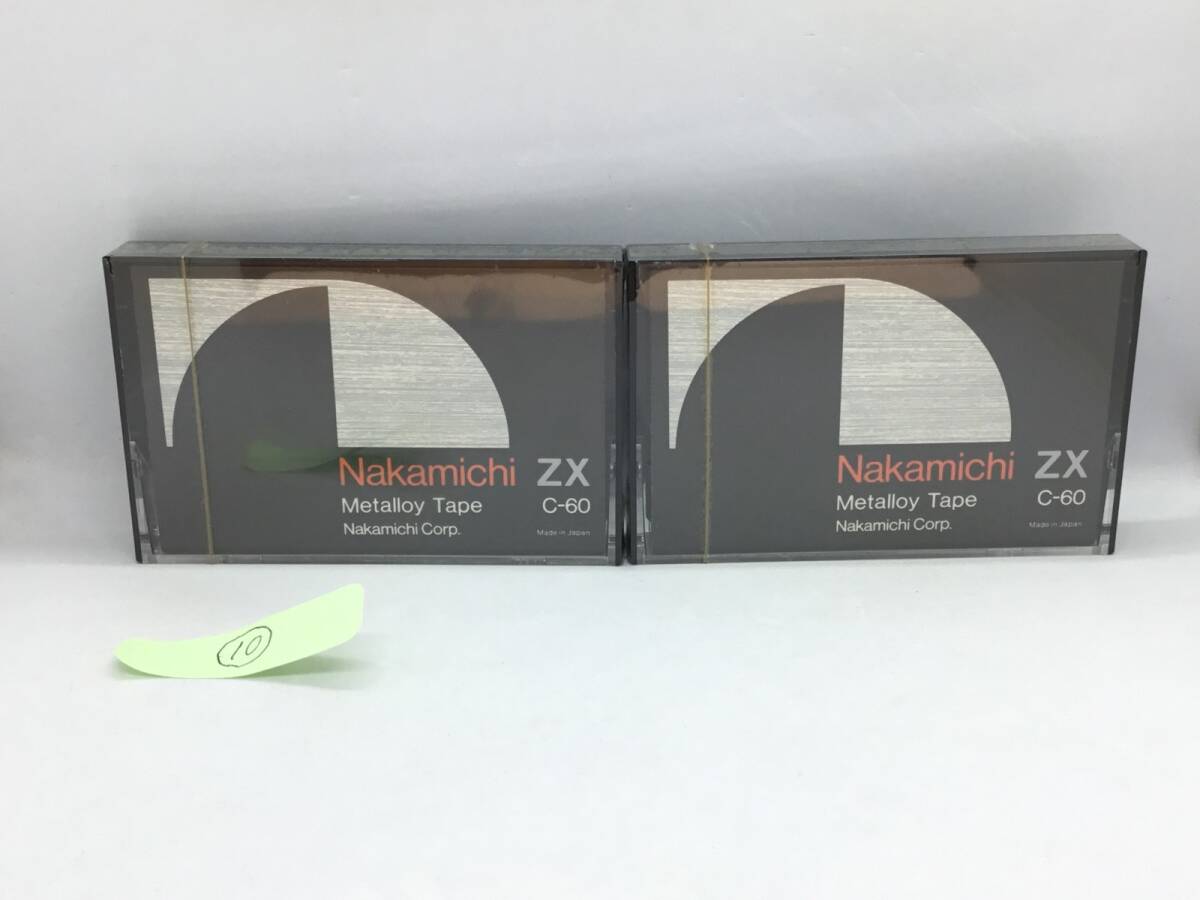 ★ 未開封 2点セット ◇ Nakamichi ZX C-60 Metalloy Tape (カセットテープ) ナカミチ 中道研究所拍卖