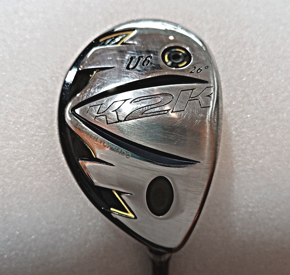 【即決価格】【UT】キャスコ/K2k ワンレングス/26度/アッタスMB−HY/FLEX R/カバー有り拍卖