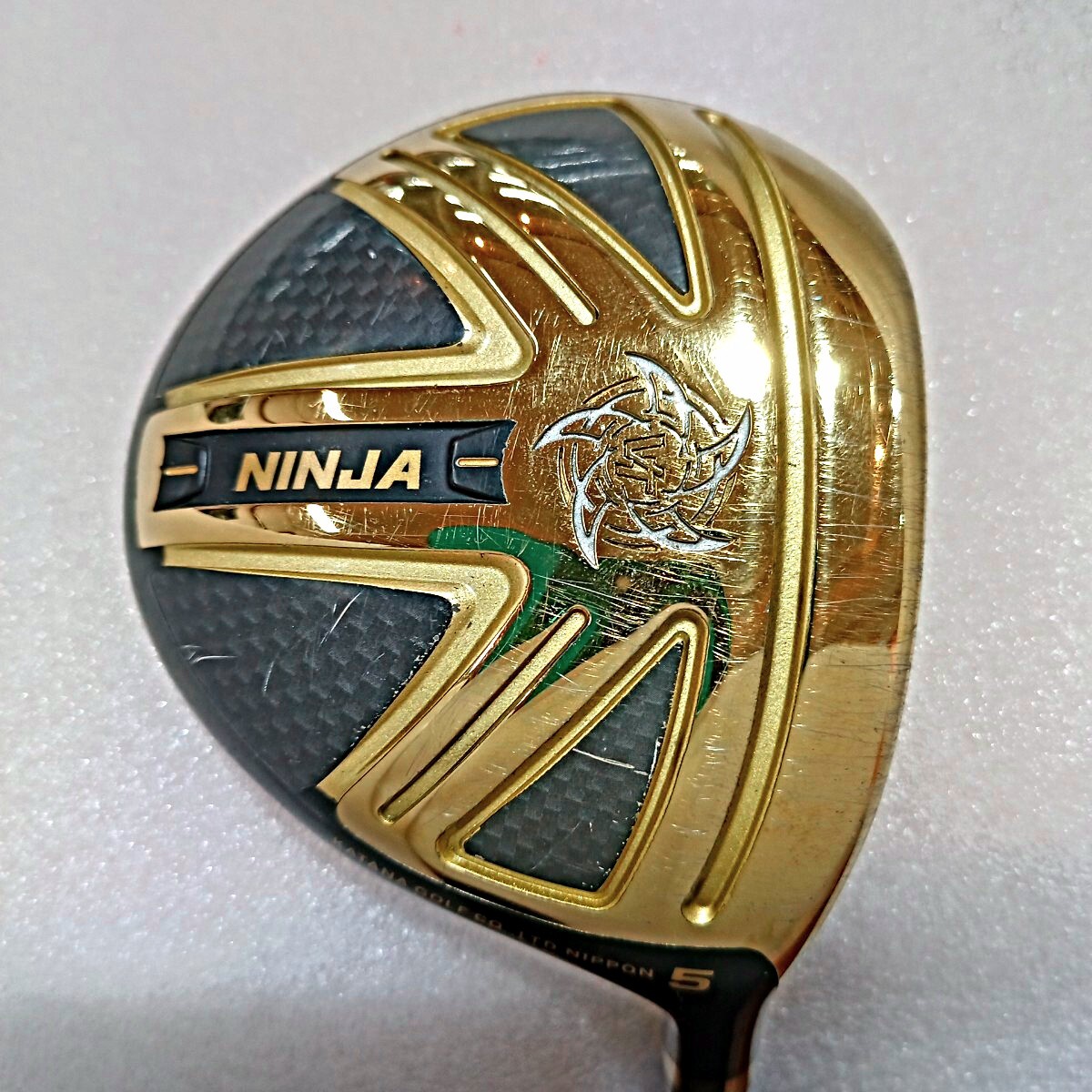 【即決価格】【FW】カタナゴルフ/NINJAコンフォーミング/19度/VOLTIO SPD 462エボ/FLEX SR/カバー無し拍卖