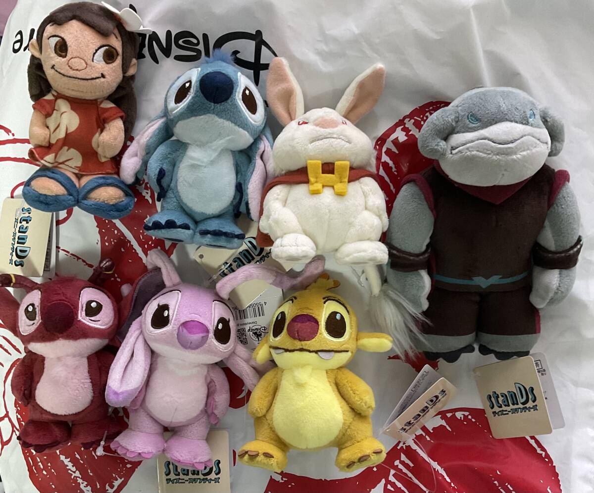 スティッチ ぬいぐるみ Disney stanDs7種 リロ&スティッチ拍卖
