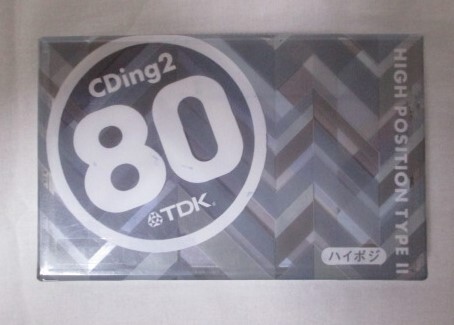 G♪190 カセットテープ TDK CDing 80 TYPEⅡ 未開封品 ハイポジション テープ 検:オーディオ機器 記録媒体 未使用品 ハイポジ拍卖