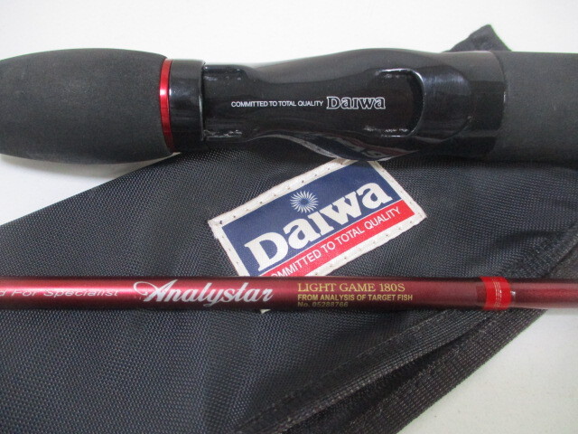 G∬202 釣竿 ダイワ 05 アナリスター ライトゲーム 180S 中古品 Daiwa Analystar LHGHT GAME 検:ロッド 釣具 釣り アジ マダイ メバル拍卖