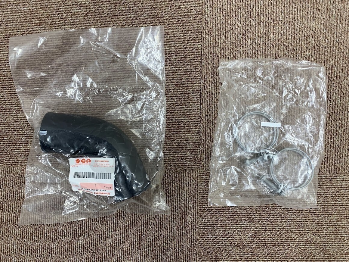 【未使用】スズキ 純正 EA11R EA21R カプチーノ 燃料ホース フューエルホース タンク側 ホース クランプ付き F6A K6A SUZUKI 新品拍卖