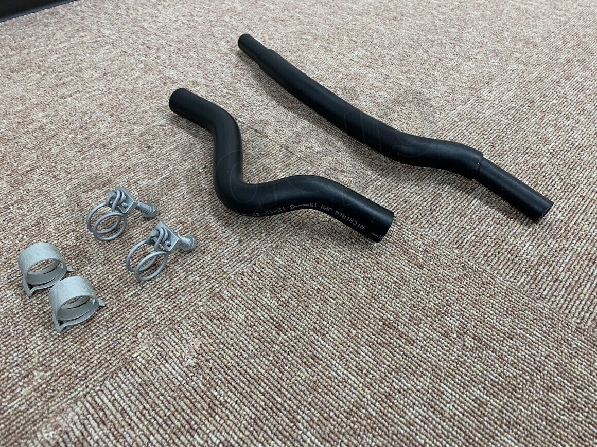 【未使用】日産 純正 S13 180SX シルビア パワーステアリングホース パワステ サクション リターンホース IN OUT クランプ付 SR20DET拍卖