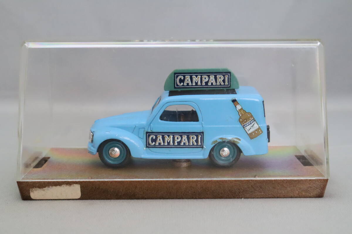 ブルム r55 フィアット 500C バン「カンパリ」(brumm Serie Commerciale r55 Fiat 500C CAMPARI)1/43スケール、イタリア製拍卖