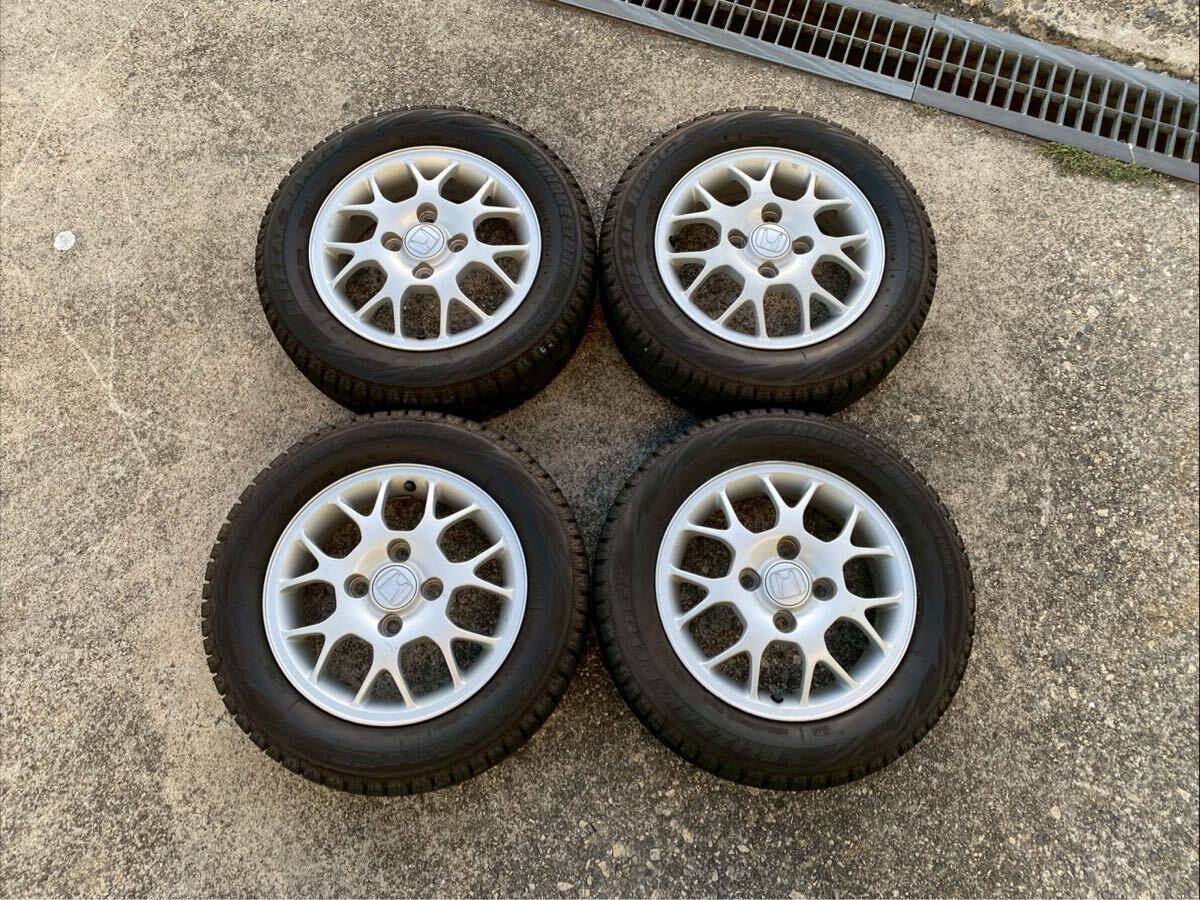 ◯A9793 ライフダンク 純正13インチスタッドレスタイヤセット ブリザック◯拍卖