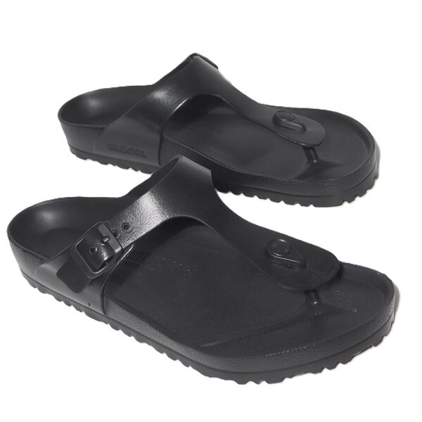 デッド!! 新品 44 / 28,5cm BIRKENSTOCK ビルケンシュトック GIZEH EVA ギゼ 黒 サンダル拍卖