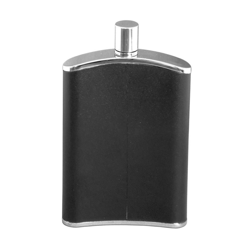 フラスコス キットル 革巻き ブラックレザーステンレス 8オンス 1408RG拍卖