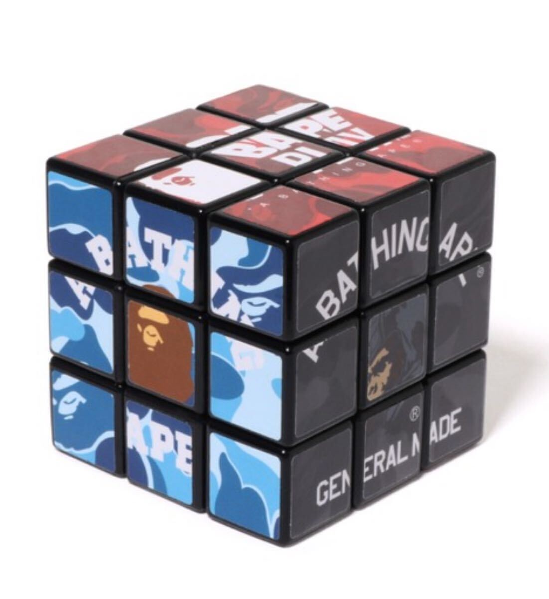 BAPE X RUBIK'S CUBE ベイプ ルービックキューブ a bathig ape ベイシングエイプ コラボ 立体パズル ABC CAMO shark ゲーム 新品未開封拍卖