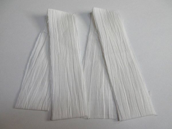 秀匠①本麻 麻の背伏(背ぶせ) 本麻(楊柳)背伏用 長さ80cm 2点セット拍卖