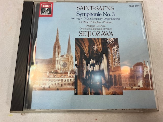 小澤征爾 / サン=サーンス 交響曲 第3番「オルガン付」 CD 中古拍卖