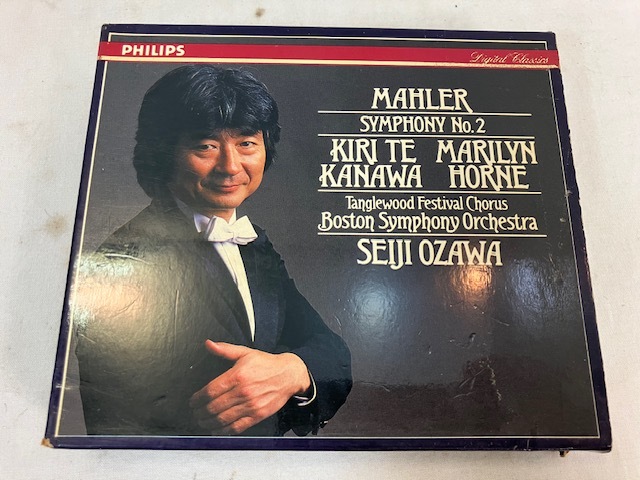 小澤征爾 / MAHLER 交響曲第2番 ハ短調「復活」 2枚組 CD 中古拍卖
