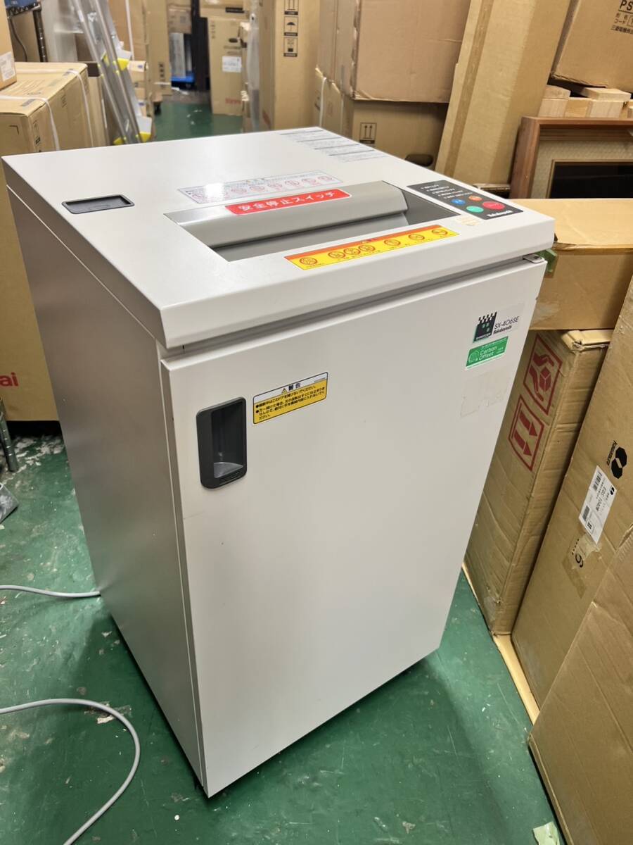 (JT2507)NAKABAYASHI オフィスシュレッダー「SX-406SE/SR」 高さ900×幅500×奥行500㎜ 中古 拍卖