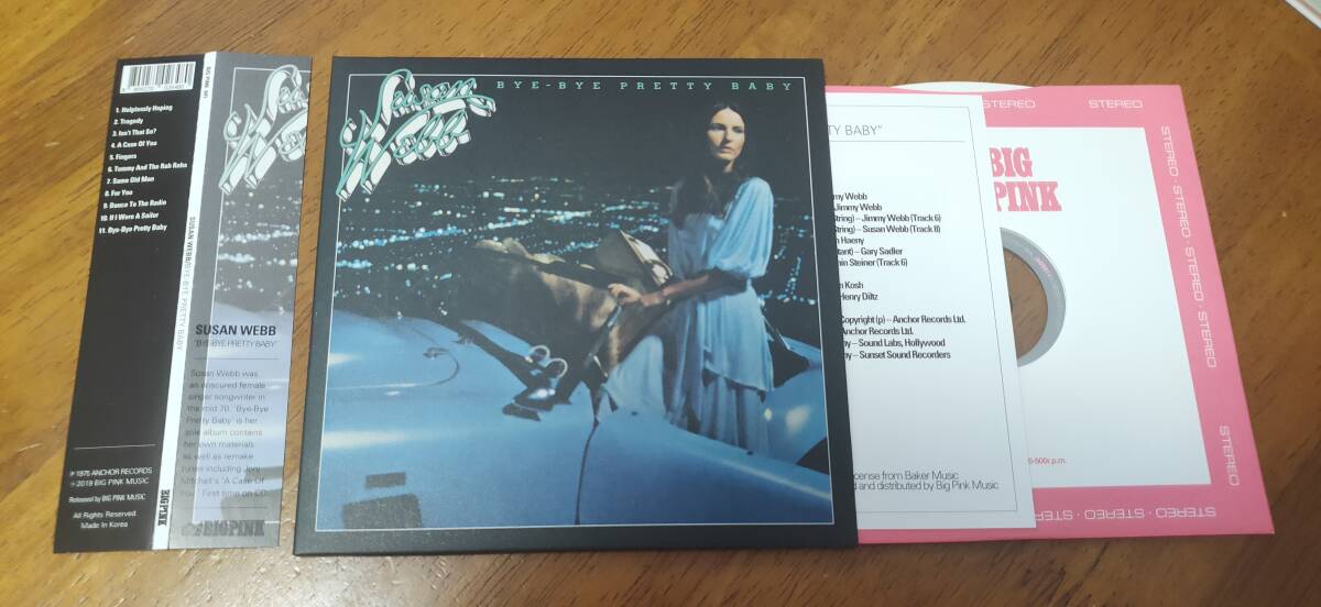 美品 ≪BIGPINK≫ SUSAN WEBB/BYE-BYE PRETTY BABY 紙ジャケット拍卖